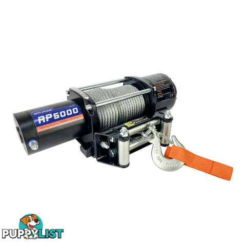 ELECTRIC WINCH 5000LBS (2268KG) 12V 136:1 GEAR RATIO 12M CABLE EW5000C