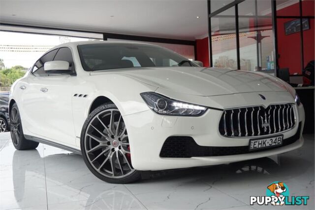 2014 MASERATI GHIBLI S M157 4D SEDAN