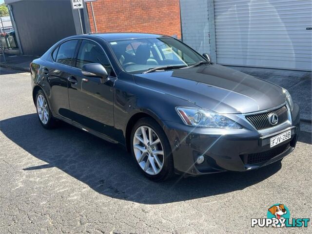 2011 LEXUS IS250 PRESTIGE GSE20RMY11 4D SEDAN