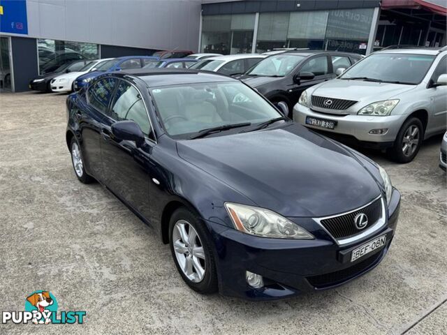 2007 LEXUS IS250 PRESTIGE GSE20R 4D SEDAN