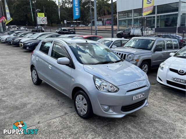 2013 MITSUBISHI MIRAGE ES LA 5D HATCHBACK