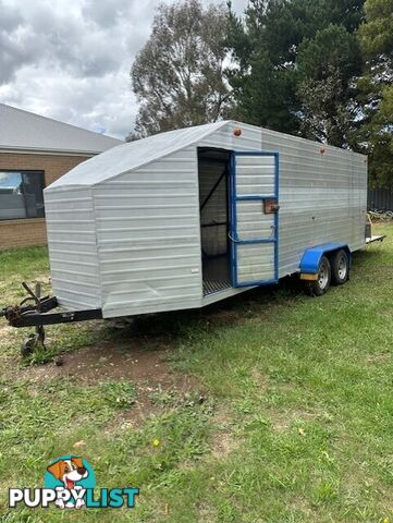 Large Double Axle Box Trailer