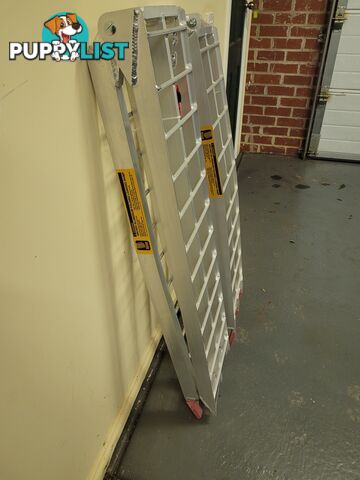 Folding aluminium trailer Ramps never used