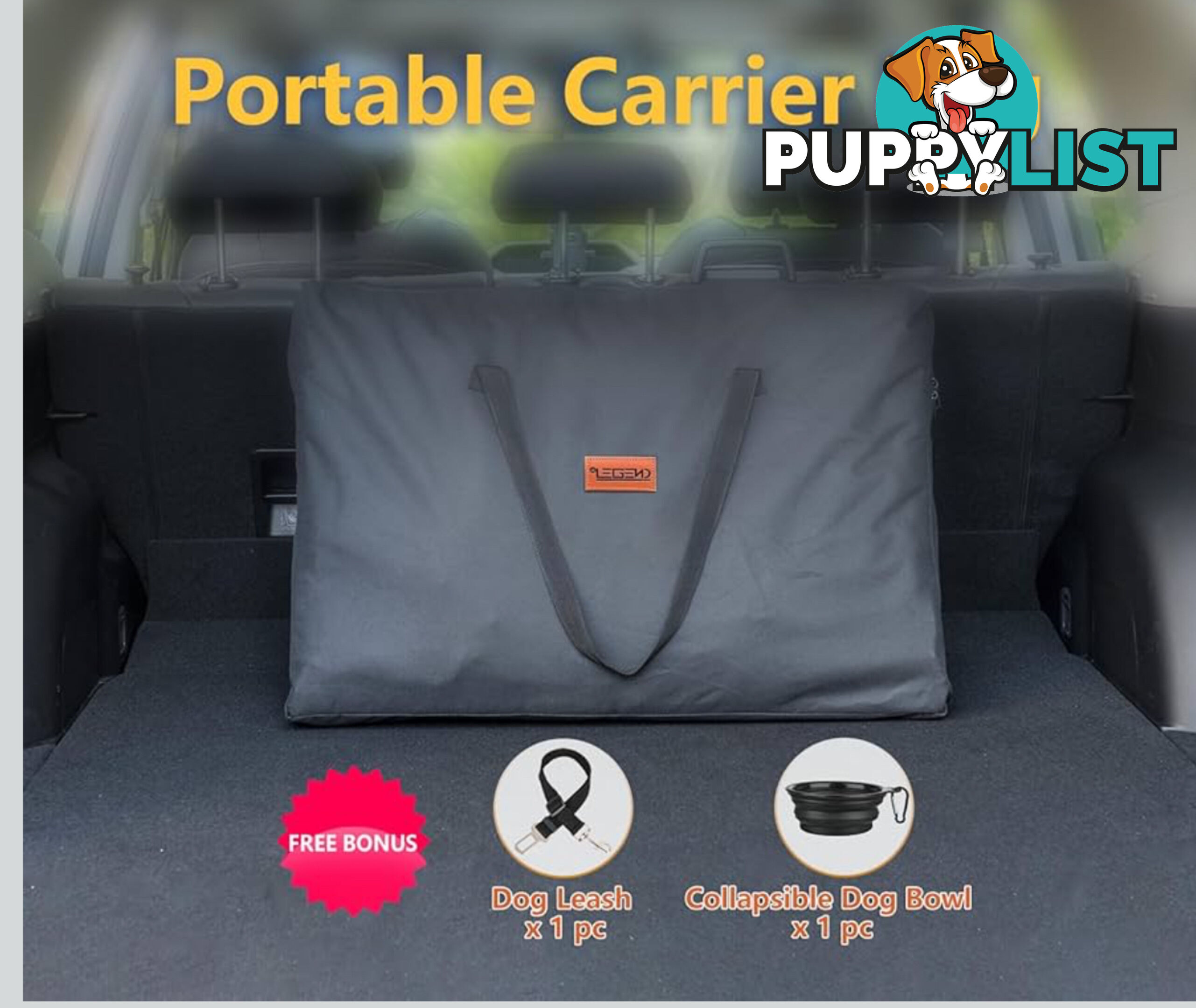 Backseat extender for dogs “ hard base“