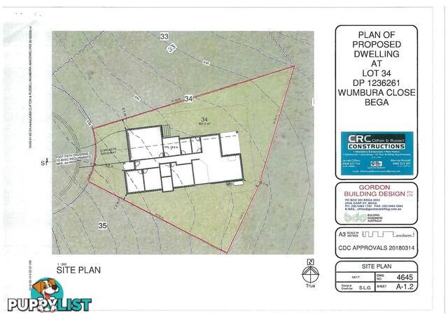 Lot 34 Wumbara Close BEGA NSW 2550