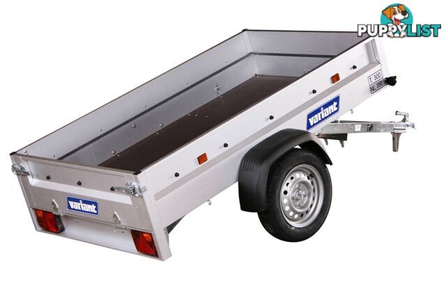 SMALL BOX TRAILER 205 S1 WITH TILT - 750KG - 2.05M X 1.22M