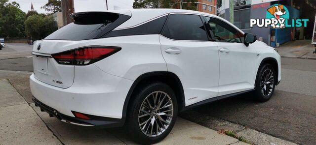 2021 LEXUS RX450H F SPORT HYBRID GYL25R SUV, 4 DOORS, 5 SEATS