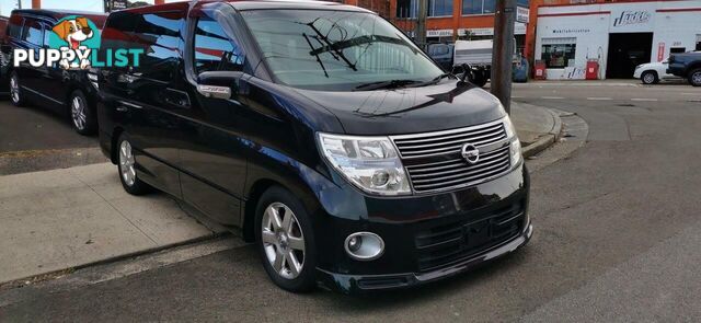 2009 NISSAN ELGRAND HIGHWAY STAR  COMMERCIAL