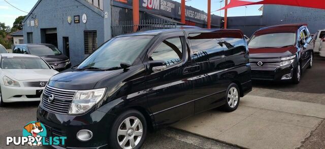 2009 NISSAN ELGRAND HIGHWAY STAR  COMMERCIAL