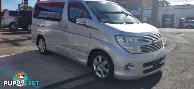 2008 NISSAN ELGRAND HIGHWAY STAR  COMMERCIAL
