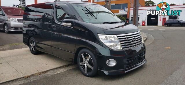 2007 NISSAN ELGRAND HIGHWAY STAR BLACK LEATHER EDITION  COMMERCIAL