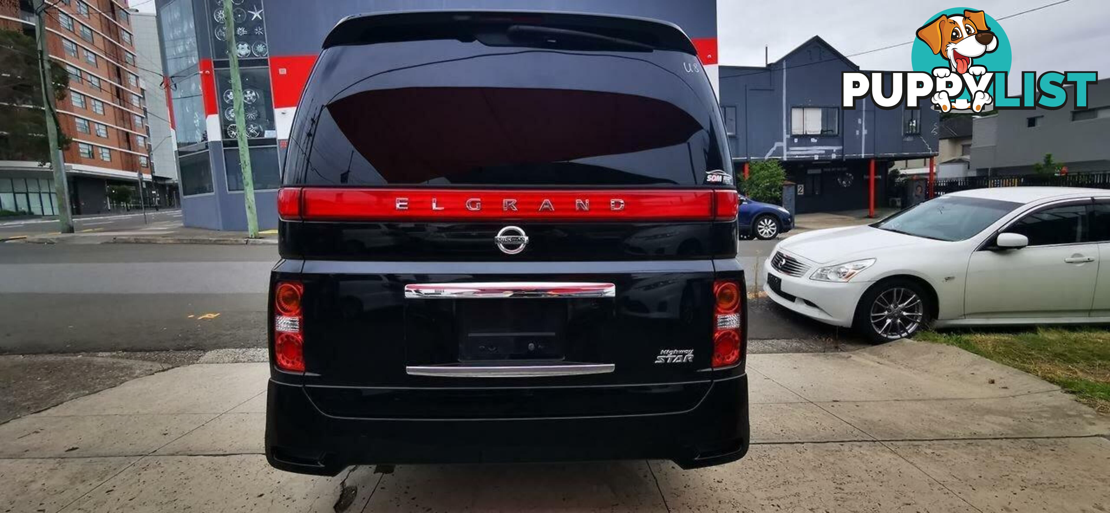 2007 NISSAN ELGRAND HIGHWAY STAR BLACK LEATHER EDITION  COMMERCIAL