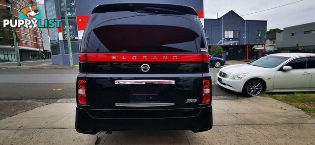 2007 NISSAN ELGRAND HIGHWAY STAR BLACK LEATHER EDITION  COMMERCIAL