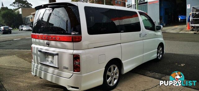 2007 NISSAN ELGRAND HIGHWAY STAR BLACK LEATHER EDITION  COMMERCIAL
