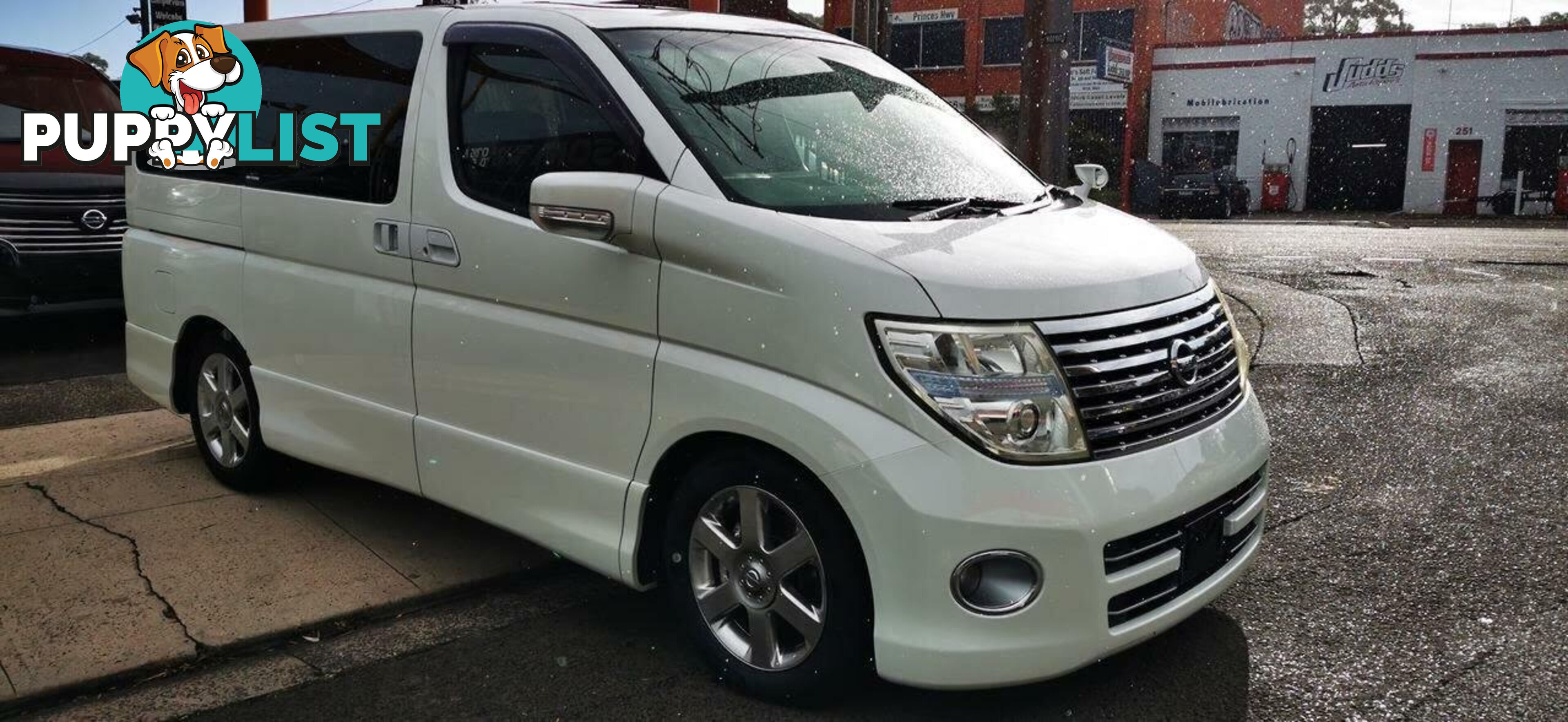 2007 NISSAN ELGRAND HIGHWAY STAR BLACK LEATHER EDITION  COMMERCIAL