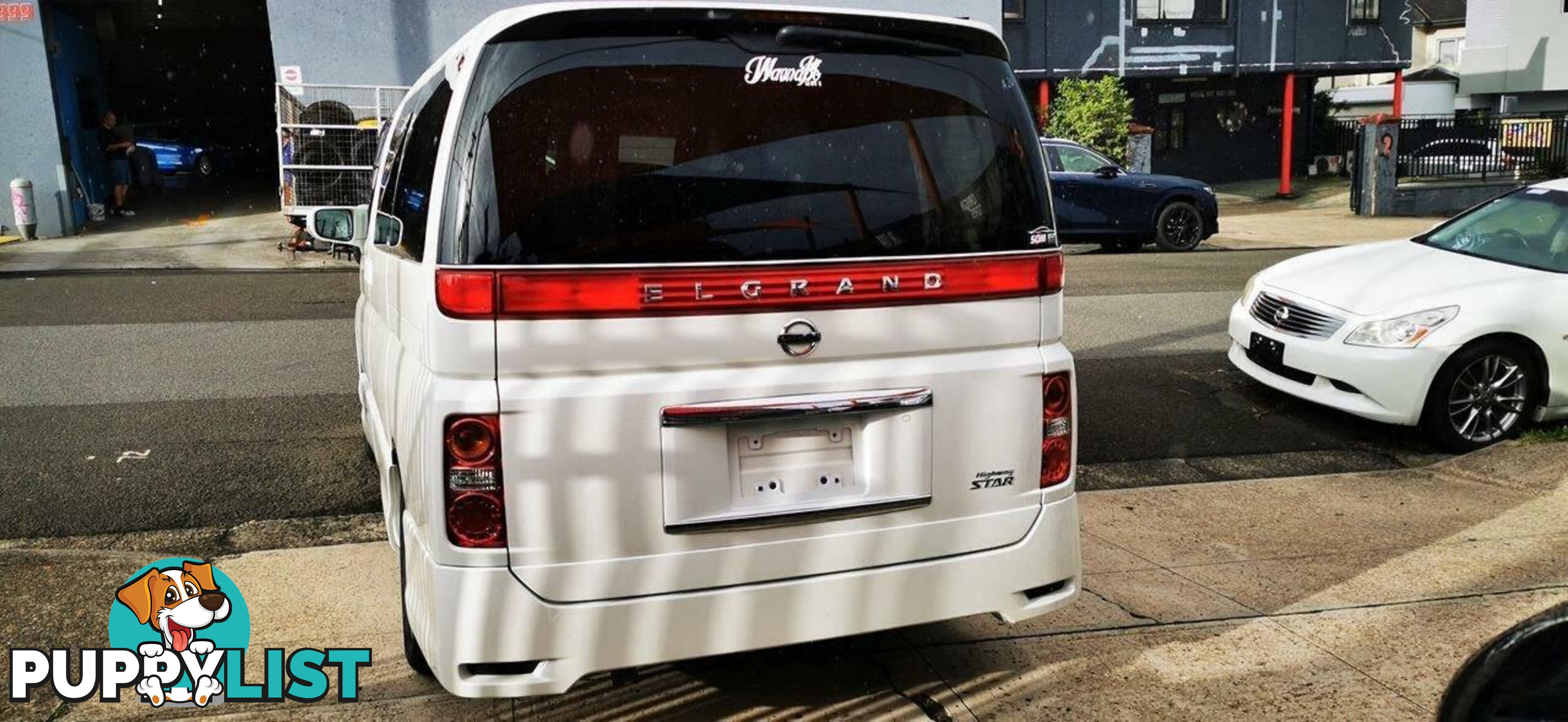 2007 NISSAN ELGRAND HIGHWAY STAR BLACK LEATHER EDITION  COMMERCIAL