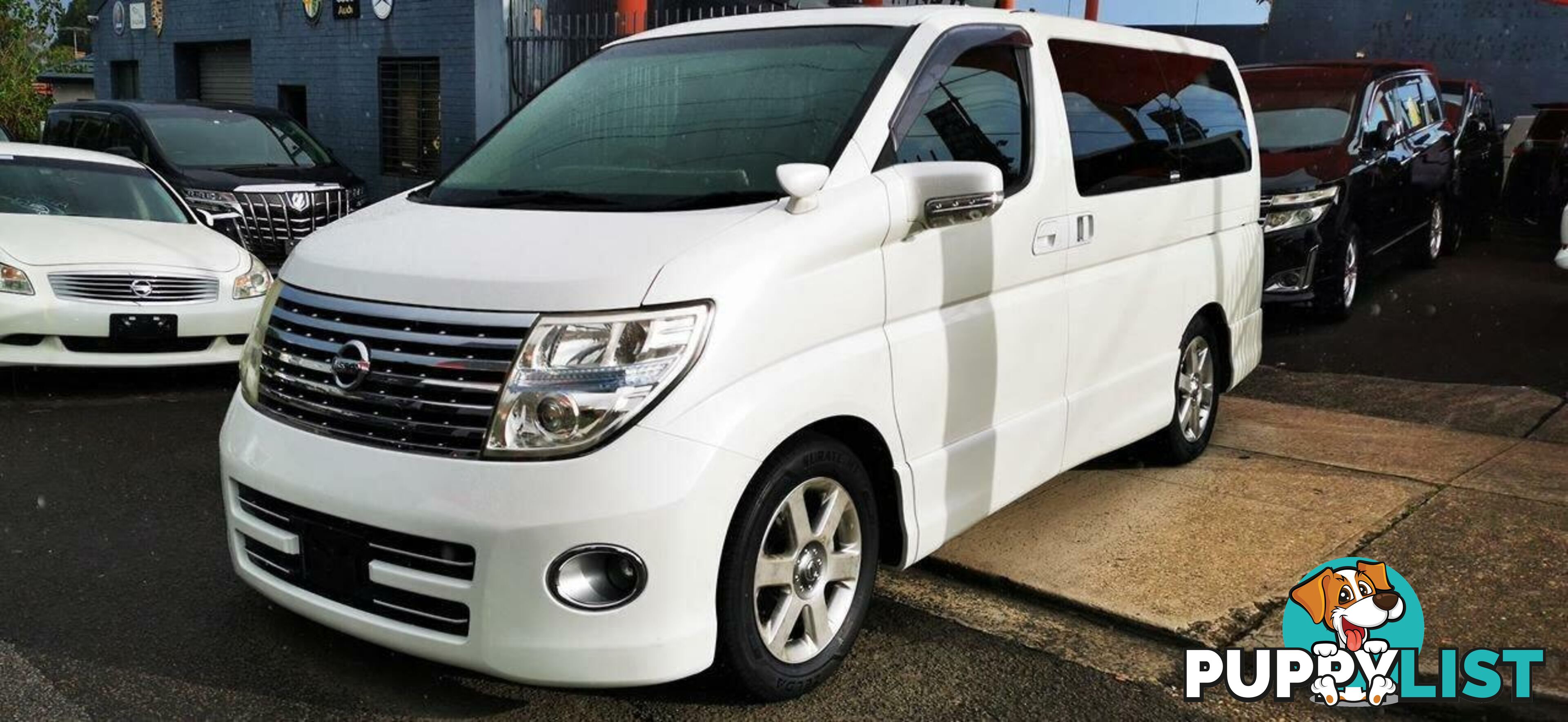 2007 NISSAN ELGRAND HIGHWAY STAR BLACK LEATHER EDITION  COMMERCIAL