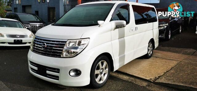 2007 NISSAN ELGRAND HIGHWAY STAR BLACK LEATHER EDITION  COMMERCIAL