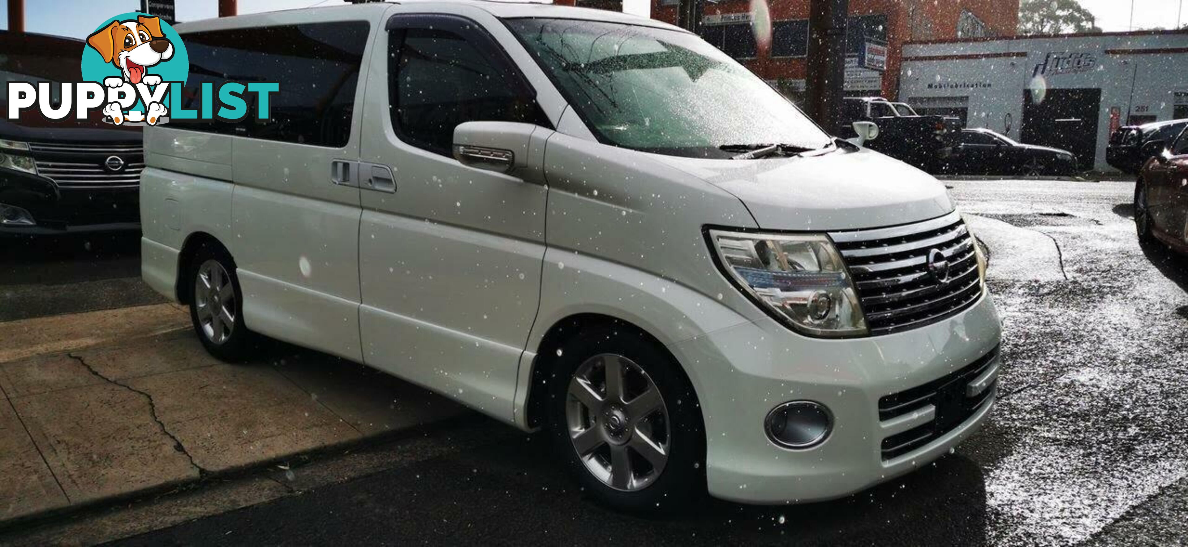 2007 NISSAN ELGRAND HIGHWAY STAR BLACK LEATHER EDITION  COMMERCIAL