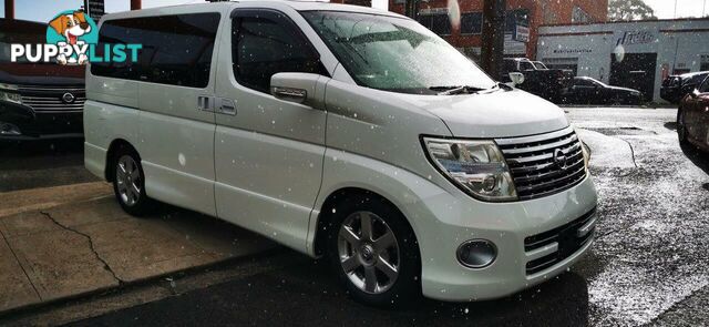 2007 NISSAN ELGRAND HIGHWAY STAR BLACK LEATHER EDITION  COMMERCIAL
