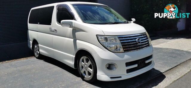 2007 NISSAN ELGRAND HIGHWAY STAR BLACK LEATHER EDITION  -