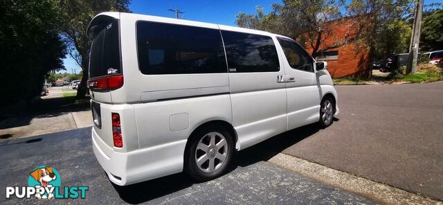 2007 NISSAN ELGRAND HIGHWAY STAR BLACK LEATHER EDITION  -