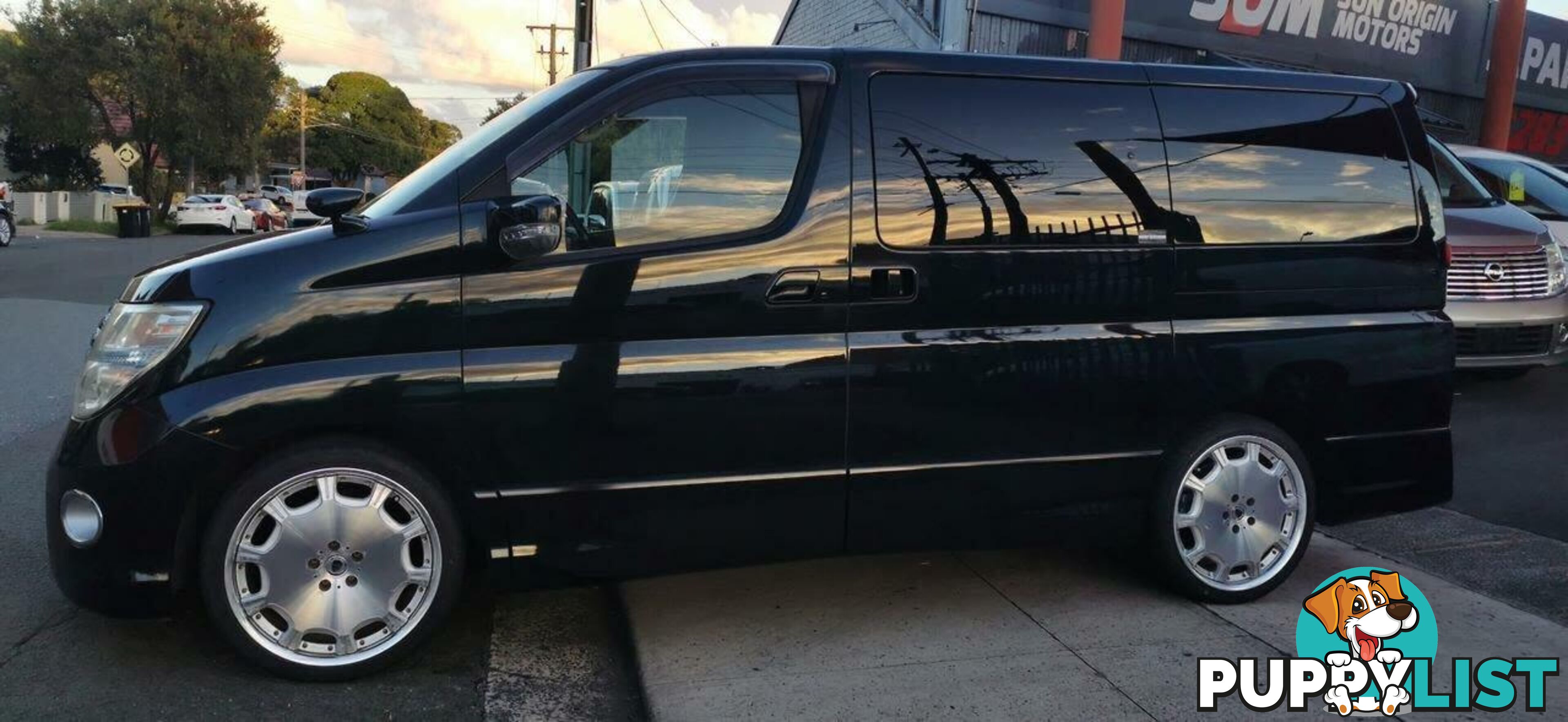 2007 NISSAN ELGRAND HIGHWAY STAR BLACK LEATHER EDITION  COMMERCIAL