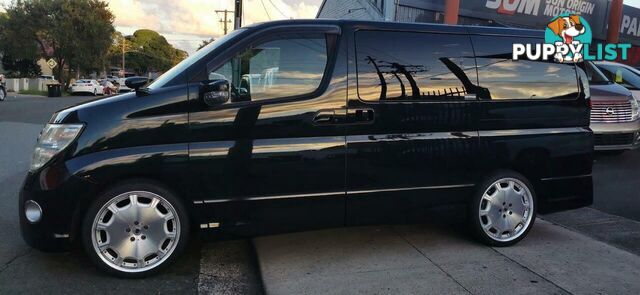 2007 NISSAN ELGRAND HIGHWAY STAR BLACK LEATHER EDITION  COMMERCIAL