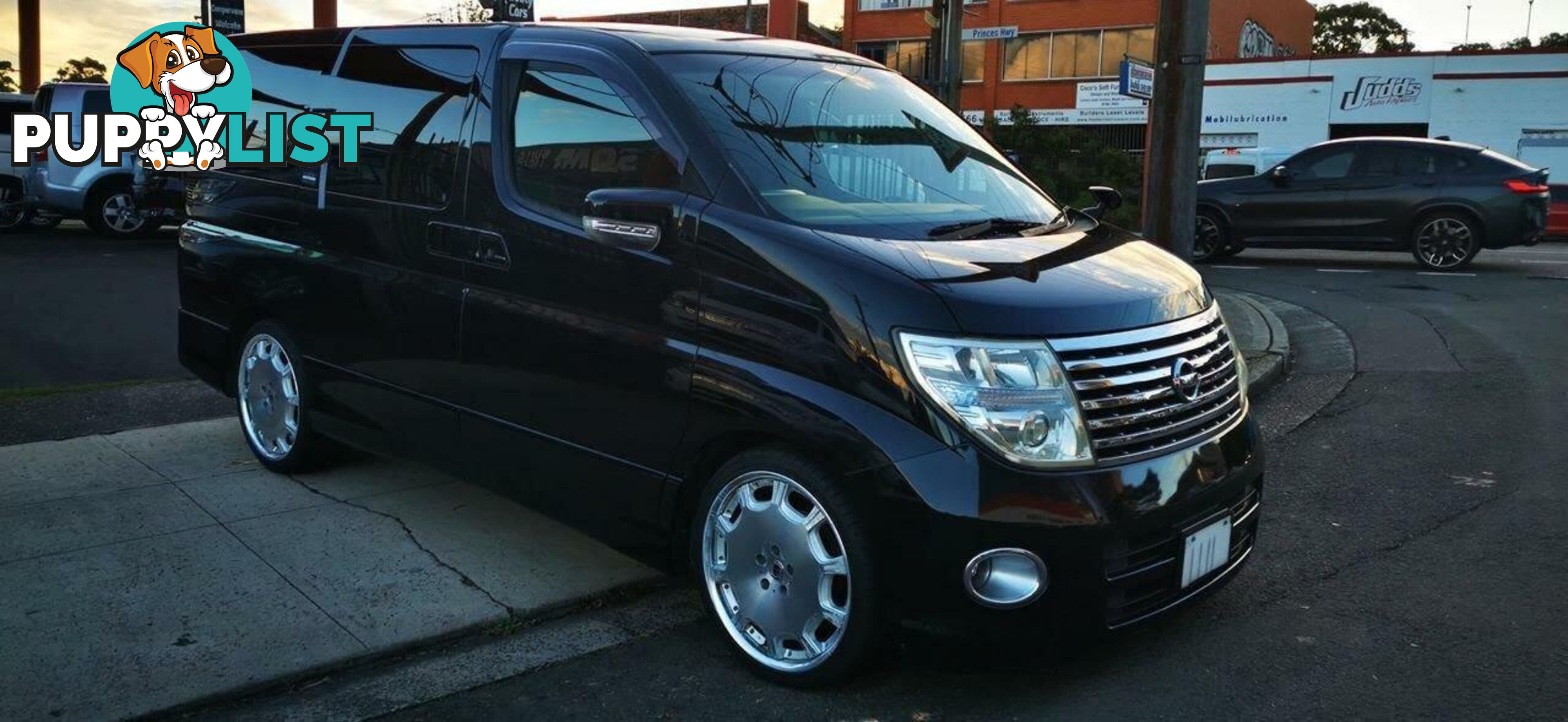 2007 NISSAN ELGRAND HIGHWAY STAR BLACK LEATHER EDITION  COMMERCIAL