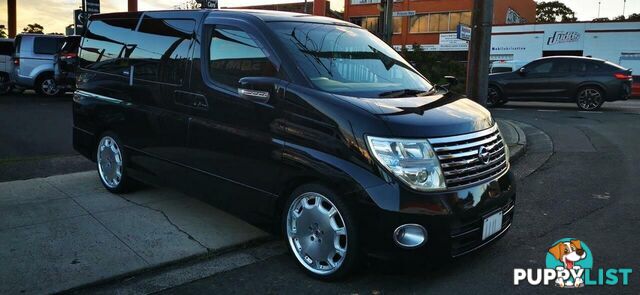 2007 NISSAN ELGRAND HIGHWAY STAR BLACK LEATHER EDITION  COMMERCIAL