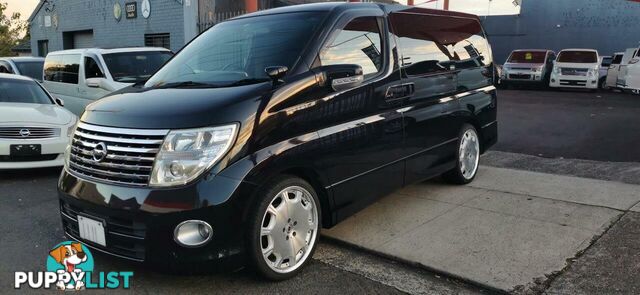 2007 NISSAN ELGRAND HIGHWAY STAR BLACK LEATHER EDITION  COMMERCIAL
