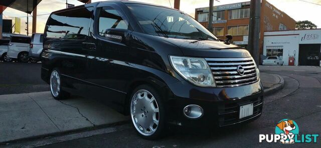 2007 NISSAN ELGRAND HIGHWAY STAR BLACK LEATHER EDITION  COMMERCIAL
