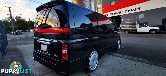 2007 NISSAN ELGRAND HIGHWAY STAR BLACK LEATHER EDITION  COMMERCIAL