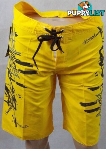 New Mens Billabong Boardshorts-Black & Yellow Casual Short Size32