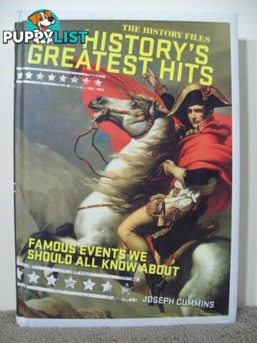 Historys Greatest Hits Hardcover Book - Famous Events