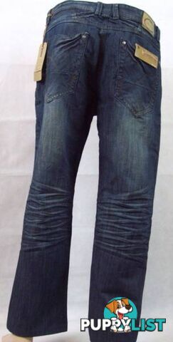 Brand New Men's Chisel Block 60 Jeans Straight Leg - Size 38