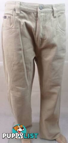 New Mens Authentic Mossimo Inc. Tan Straight Leg Button Fly Jeans