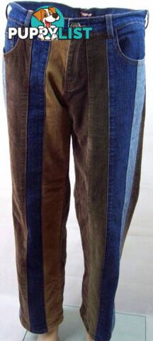 Womens Tightrope Straight Leg Denim and Cordaroy Jeans Pants S12