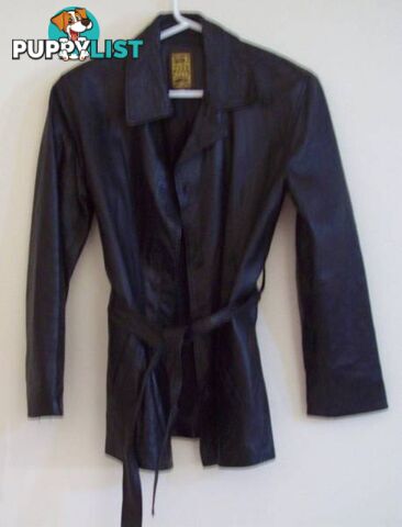 Womens Vera Pelle Soft Leather Jacket - Black - Size 42