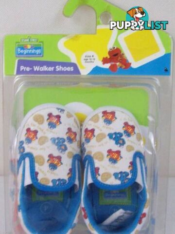 Sesame Street Beginnings Cookie Monster Infant Shoes Size 4