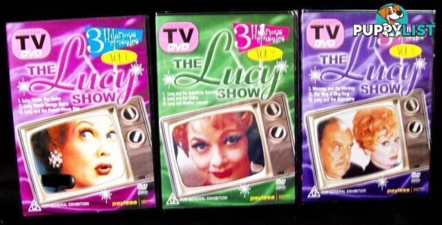 New Classic DVD TV Series Bundle - The Lucy Show Volumes 1, 2 & 3