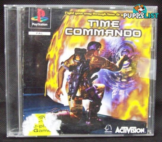 Good Condition Playstation 1 Game - Time Commando (PAL)