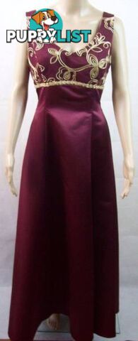 Womens The Liz Look Elegant Michelle Ruby Deluste Satin Size 10