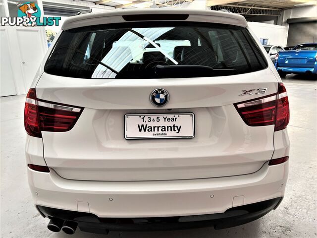 2013 BMW X3 F25 MY1112 XDRIVE30D STEPTRONIC WAGON