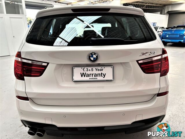 2013 BMW X3 F25 MY1112 XDRIVE30D STEPTRONIC WAGON