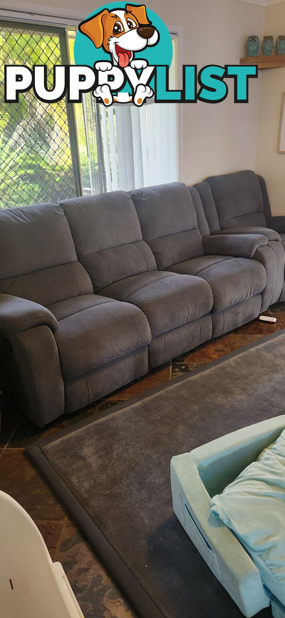 Recliner 3 seater 2 Recliner chairs