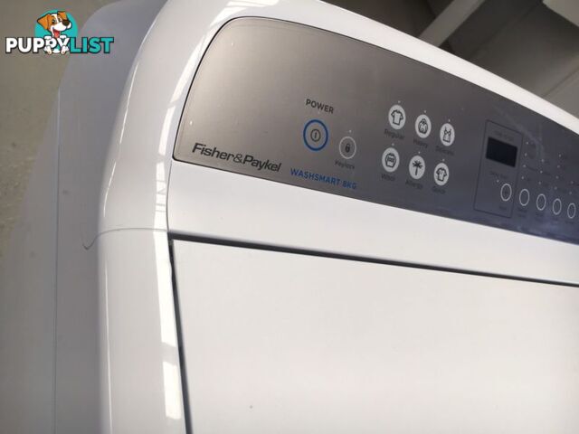 Nearly new 8.0kg Fisher&Paykel washing machine DELIVERY WARRANTY