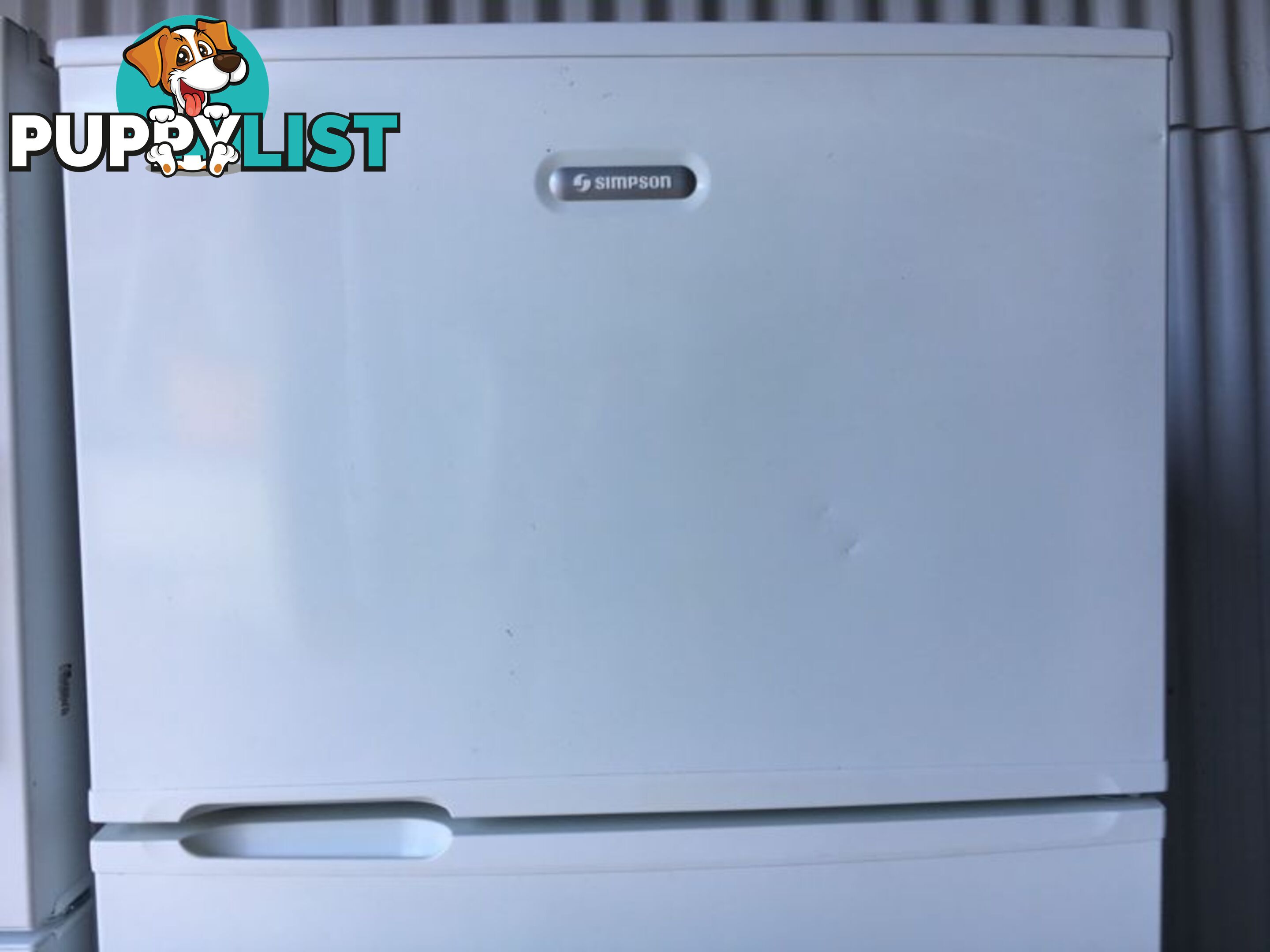 390l Simpson fridge freezer DELIVERY WARRANTY