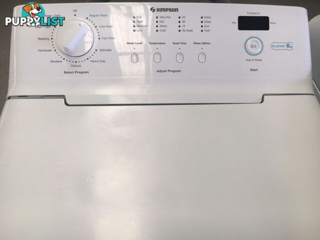 FOR SALE top loader washing machines DELIVERY WARRANTY