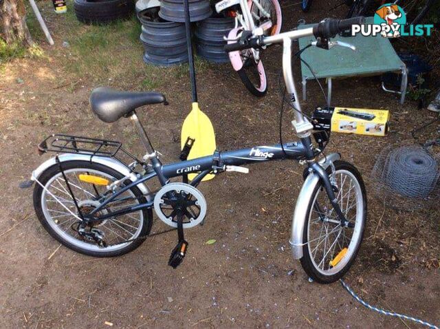 Crane fold up bike good condition